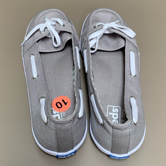🔥 2 for 30🔥NEW Keds grey slip on shoes size 10 - Picture 2 of 3
